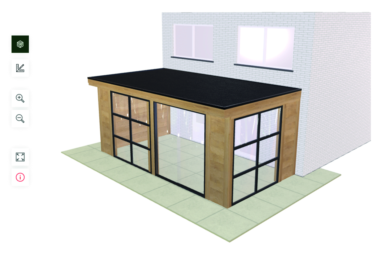 Ontwerp overkapping met 3D configurator 