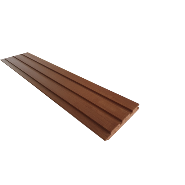 Thermovision Ayous geschaafd triple profiel 2 x 14 x 245 cm, thermisch gemodificeerd, pak a 4 stuks