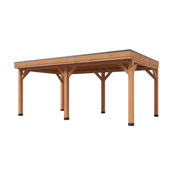 Overkapping DeLuxe Dubbelwandig 600cm x 350cm