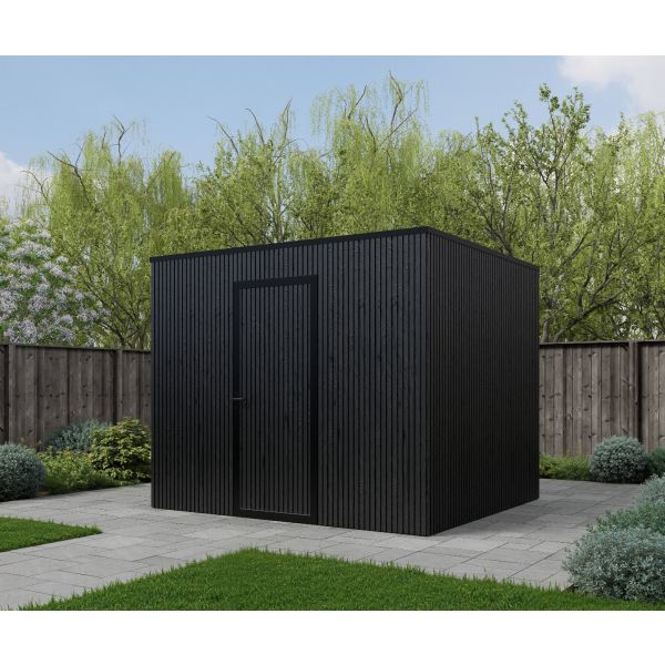Composiet schuur 300cm x 250cm Rhombus Black
