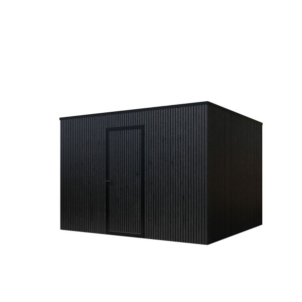 Composiet schuur 350cm x 350cm Rhombus Black