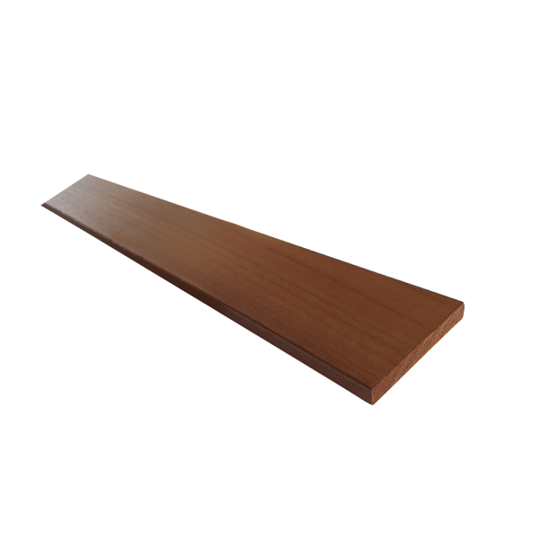 Thermovision Ayous geschaafde plank 1,8 x 13,5 x 245 cm, thermisch gemodificeerd, pak a 4 stuks