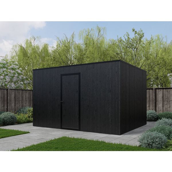 Composiet schuur 400cm x 300cm Rhombus Black