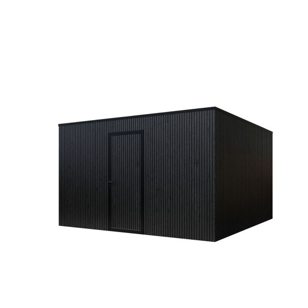 Composiet schuur 400cm x 400cm Rhombus Black