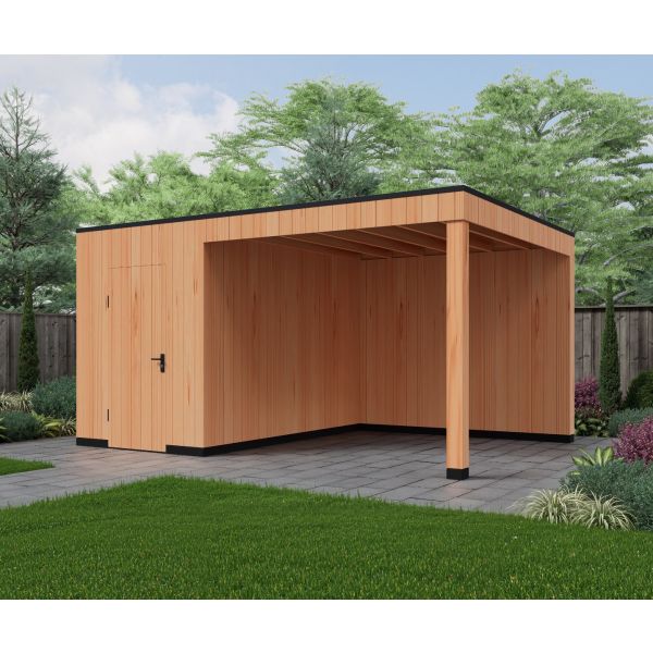 Tuinhuis Elegance 500cm x 300cm incl. schuur 200cm