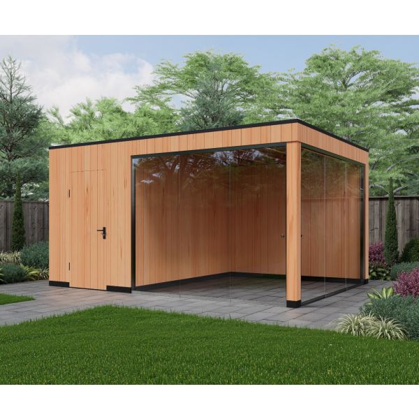 Tuinhuis Elegance 500cm x 350cm met schuur 200cm