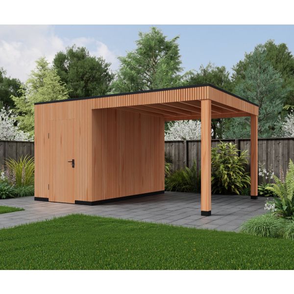 Tuinhuis Elegance 500cm x 400cm met schuur 200cm