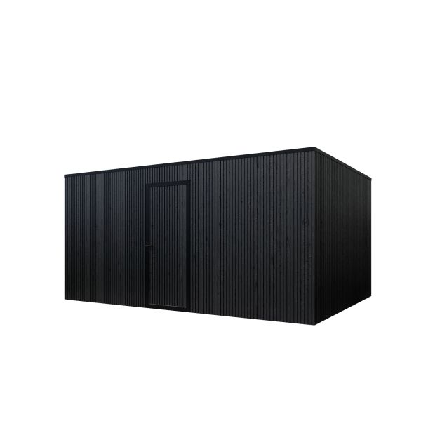 Composiet schuur 500cm x 350cm Rhombus Black