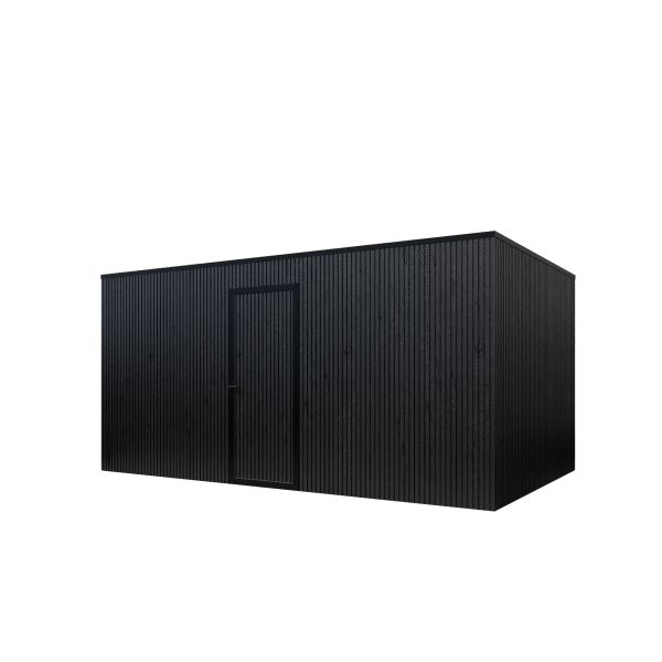Composiet schuur 500cm x 300cm Rhombus Black