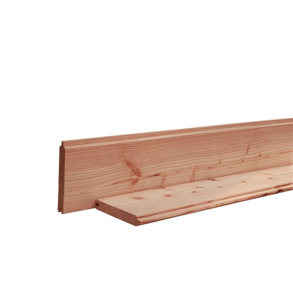 Douglas geschaafd blokhutprofiel 2,8 x 19,5 x 224 cm, onbehandeld