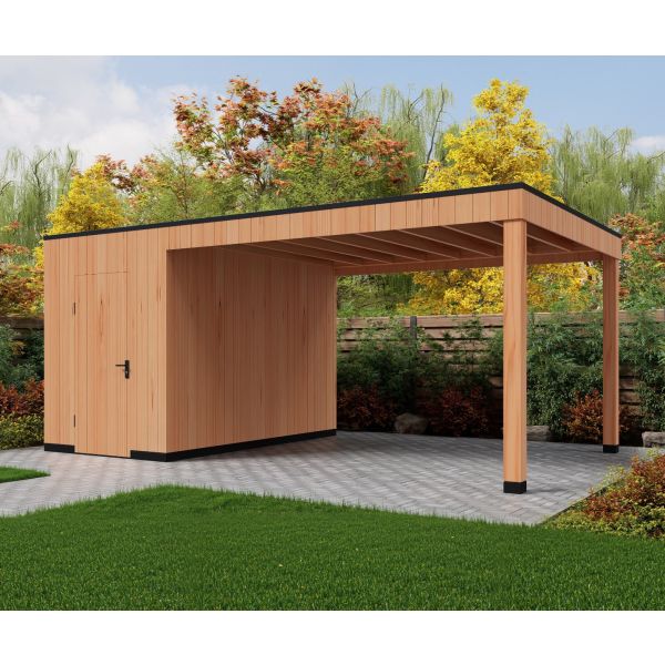 Tuinhuis Elegance 600cm x 300cm met schuur 200cm