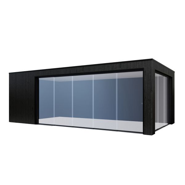 Overkapping Composiet Rhombus Nordic Black 700cm x 330cm (500-200)