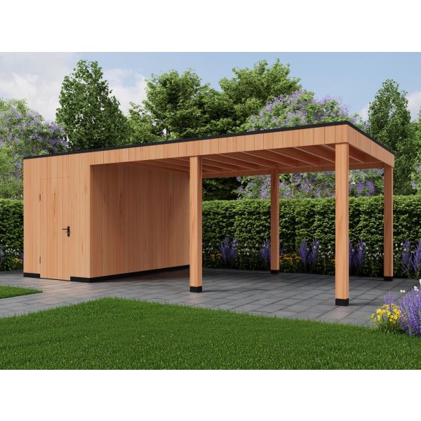 Tuinhuis Elegance 700cm x 400cm met schuur 200cm