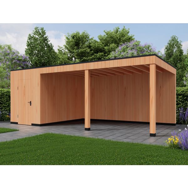 Tuinhuis Elegance 700cm x 300cm met schuur 200cm