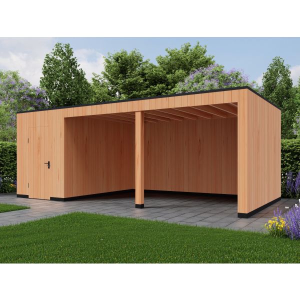 Tuinhuis Elegance 700cm x 350cm met schuur 200cm