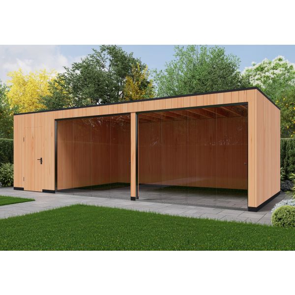 Tuinhuis Elegance 800cm x 300cm met schuur 200cm
