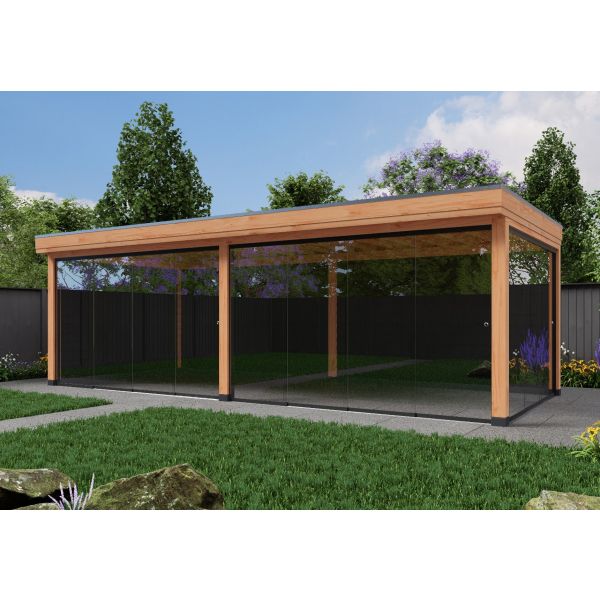 Overkapping Deluxe Dubbelwandig 800cm x 400cm