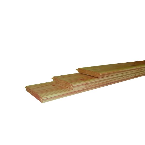 Douglas geschaafd dakbeschot 1,8 x 14,5 x 400 cm, groen geïmpregneerd