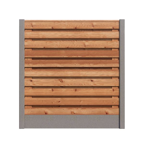 Hout/Beton schutting pakket Douglas 21 planks