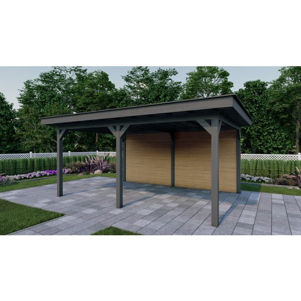 Overkapping Woodline 560cm x 380cm