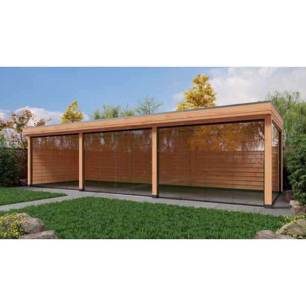 Overkapping Deluxe Enkelwandig 1000cm x 350cm