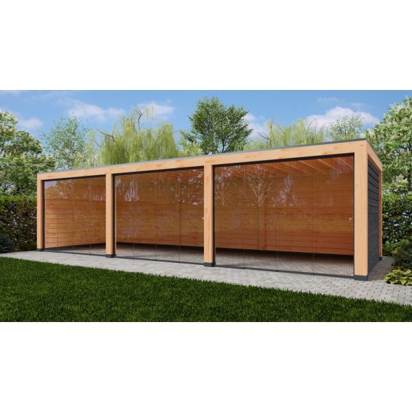 Overkapping Moderno Dubbelwandig 1000cm x 300cm