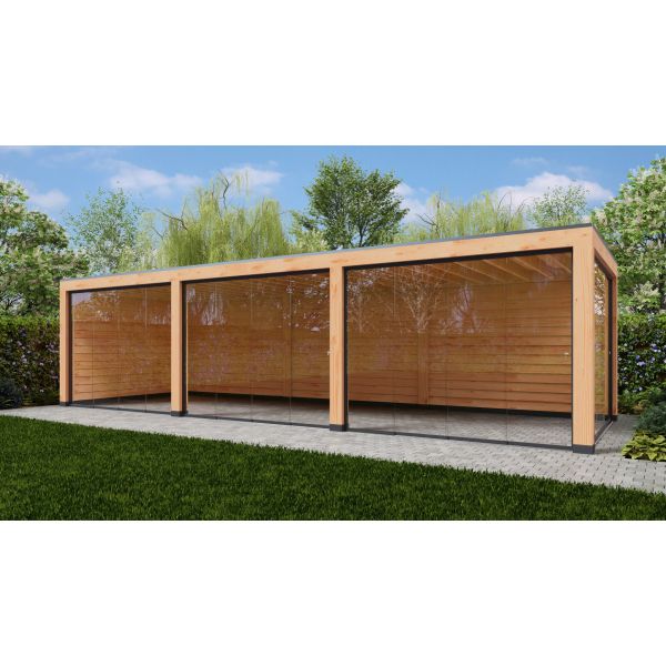 Overkapping Moderno Dubbelwandig 1000cm x 350cm