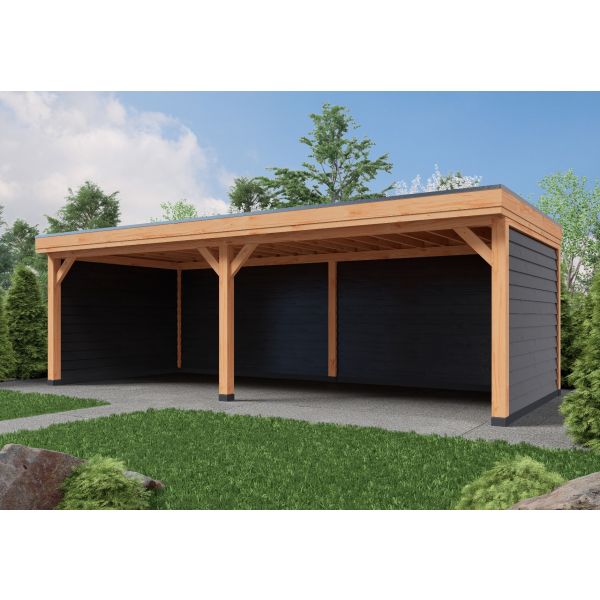 Overkapping Deluxe Dubbelwandig 800cm x 350cm