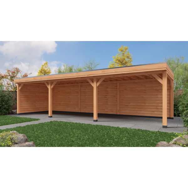 Overkapping Deluxe Dubbelwandig 1000cm x 400cm