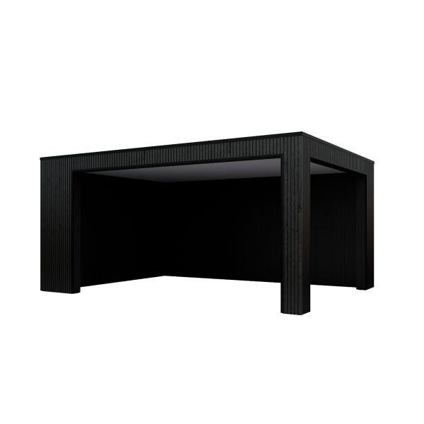 Overkapping Composiet Rhombus Nordic Black 500cm x 330cm