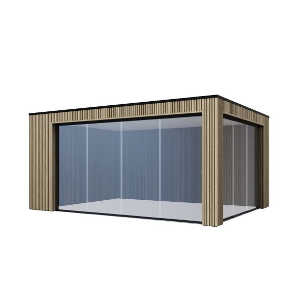 Overkapping Composiet Rhombus Oak 500cm x 370cm 