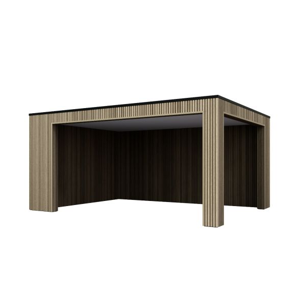 Overkapping Composiet Rhombus Oak 500cm x 330cm