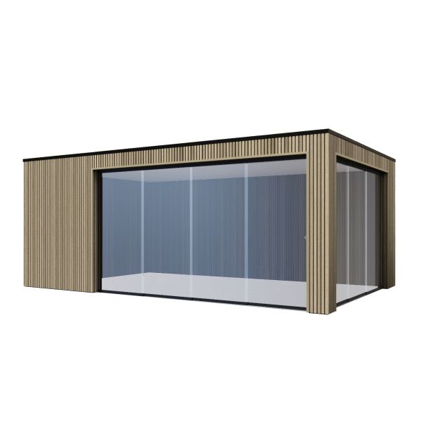 Overkapping Composiet Rhombus Oak 600cm x 330cm (400-200)