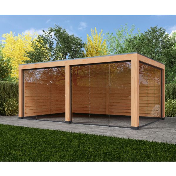 Overkapping Moderno Enkelwandig 600cm x 350cm