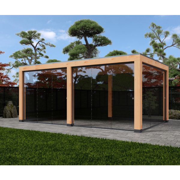 Overkapping Moderno Enkelwandig 600cm x 400cm