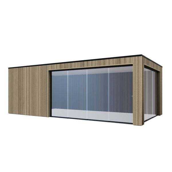 Overkapping Composiet Rhombus Oak 700cm x 330cm (400-300)