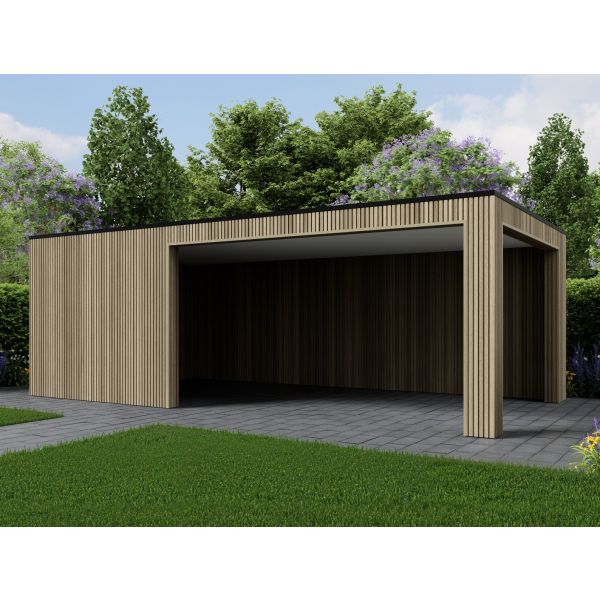 Overkapping Composiet Rhombus Oak 700cm x 330cm (400-300)