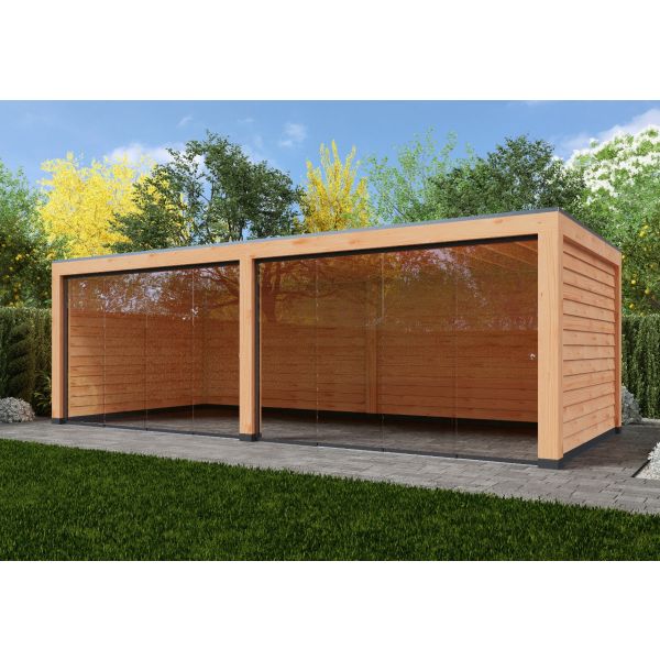 Overkapping Moderno Enkelwandig 800cm x 350cm