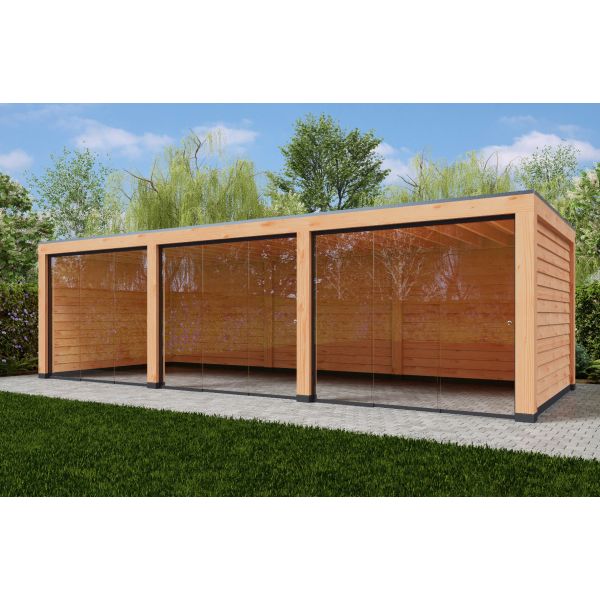 Overkapping Moderno Dubbelwandig 900cm x 350cm