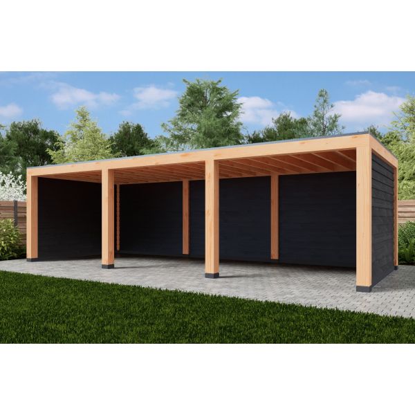 Overkapping Moderno Dubbelwandig 900cm x 300cm