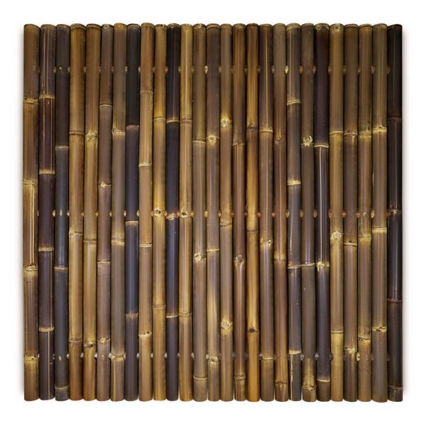 Bamboe schutting Giga - 180x200 cm - Donkerbruin