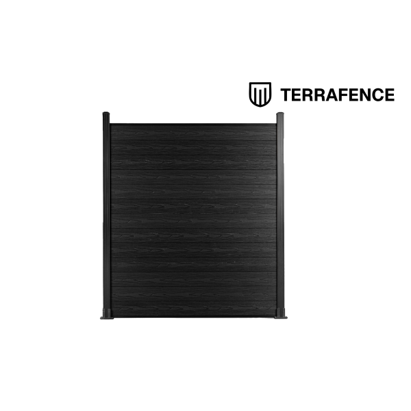 Terrafence Composiet schutting Nordic Black Houtnerf