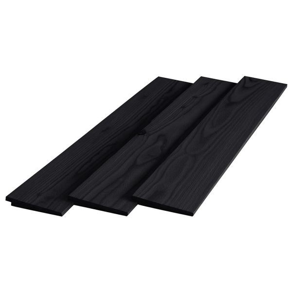 Douglas zweeds rabat plank zwart gespoten 12/26 x 195mm