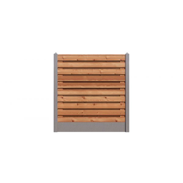 Hout/Beton schutting pakket Douglas 21 planks
