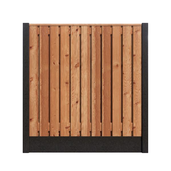 Hout/Beton schutting pakket Douglas 23 planks