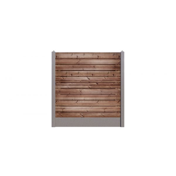 Hout/Beton schutting pakket Nobifix 23 planks