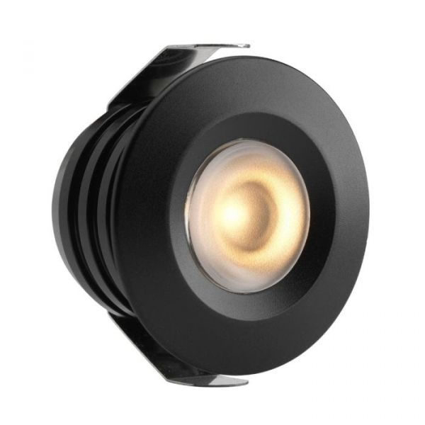 Losse ledspots kleur zwart AB - Warmwit
