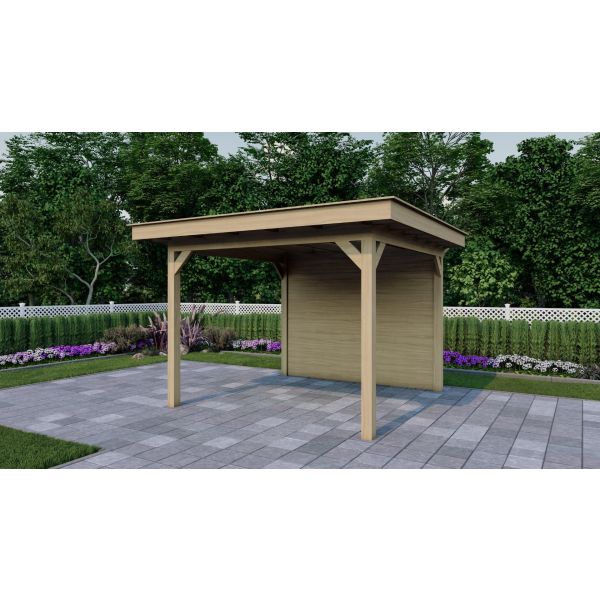 Overkapping Woodline 360cm x 330cm