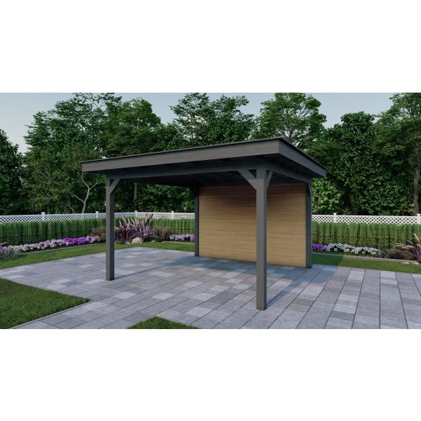 Overkapping Woodline 410cm x 380cm