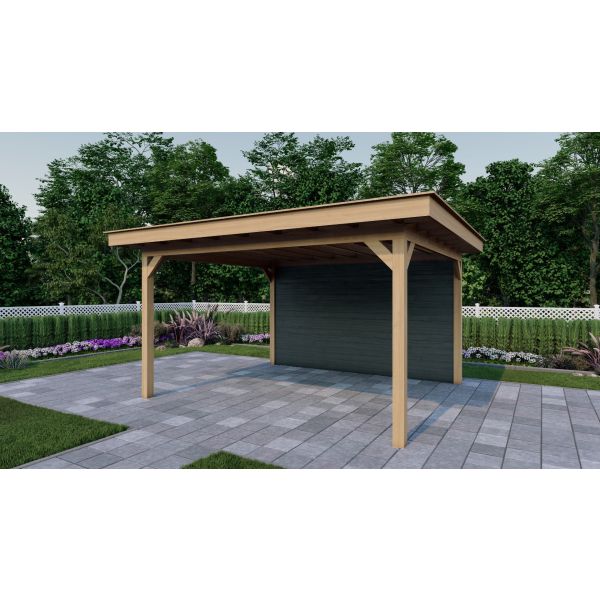 Overkapping Woodline 460cm x 330cm